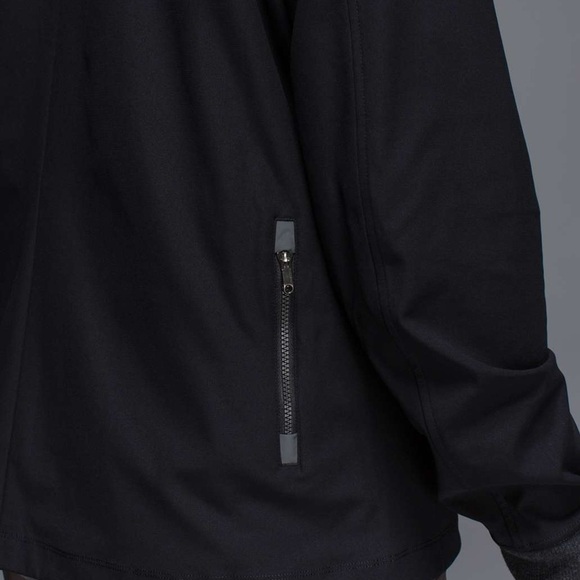 [L] Lululemon Swipe Right Jacket Black / Heathered Black - Picture 6 of 15